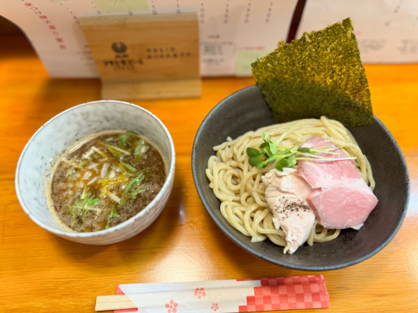 「濃厚辛つけ麺(全粒粉)1000円」@あぶちやの写真