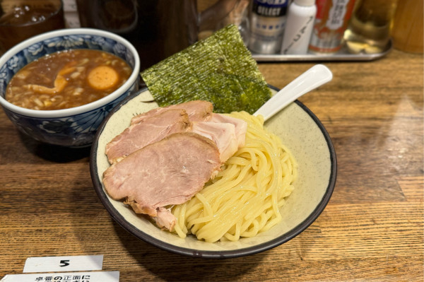 「特製濃厚鶏つけ麺（並）¥1250」@新橋 纏の写真