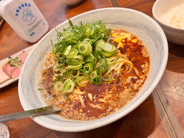 「九条ねぎたっぷり魚介担々麺」@讃岐ラーメン 香麦の写真