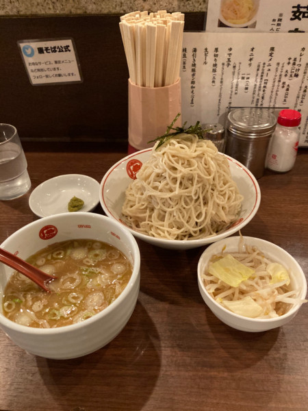 「つけ麺　特盛」@ラーメン 唐そば 渋谷2丁目店の写真