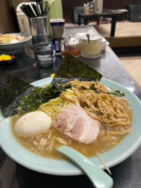 「ネギラーメン メンマトッピング」@ラーメンショップ幸手 金田亭の写真