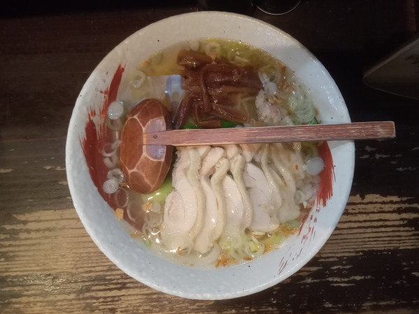「鶏らーめん」@らーめん 中々の写真