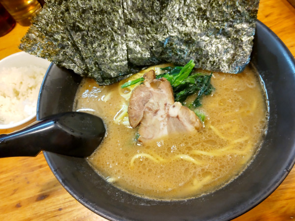 「ラーメン＋のり４枚､小ライス」@麺選 吟風 赤羽店の写真
