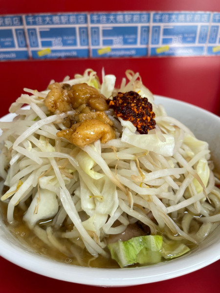 「小ラーメン」@ラーメン二郎 千住大橋駅前店の写真