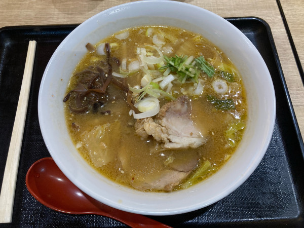 「味噌ラーメン（ハーフ）」@富川製麺所 新千歳空港店の写真