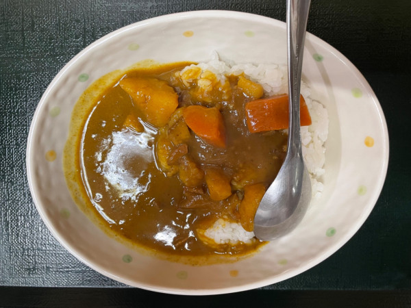 「そば（小）カレーセット」@三丁目そばの写真