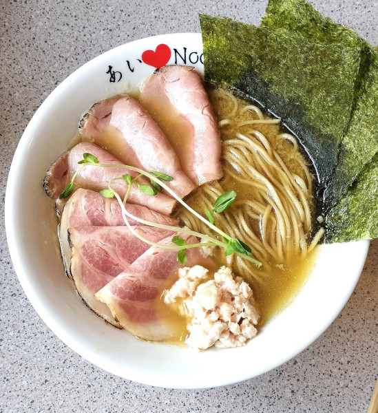 「濃厚煮干し 900円＋肉増し 200円」@らぅめん 愛ごやの写真