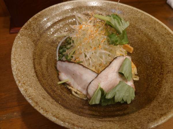 「鶏葱油そば」@伝承油そば こぶたのはなの写真