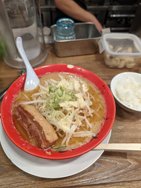 「角煮味噌ラーメン」@旭川味噌ラーメン ばんから 上野店の写真