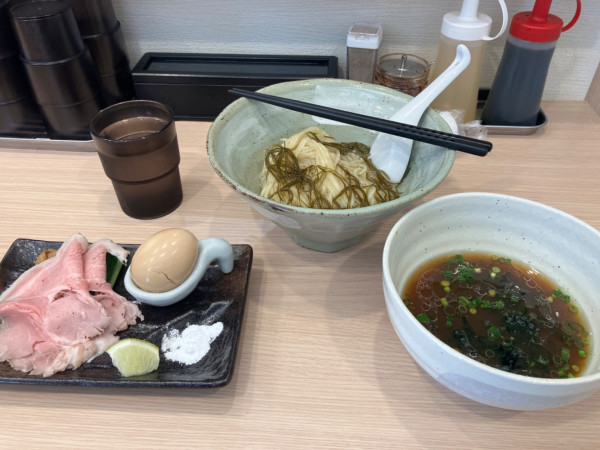 「限定　昆布水つけめん」@中華そば 翠流の写真