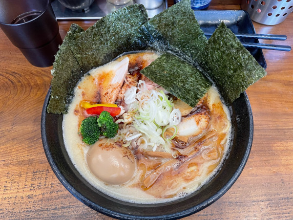 「濃厚塩蕎麦」@麺匠 ことぶきの写真