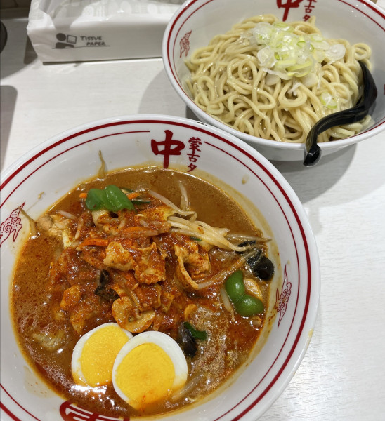「五目ヒヤミ 1,120円 + 大盛（クーポン利用）」@蒙古タンメン 中本 川崎店の写真