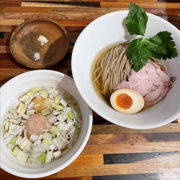 「昆布水つけ麺 1,000円」@麺屋おやゆびの写真