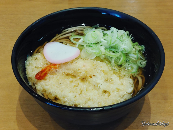 「天ぷらそば（510円）」@加賀白山そば 小松店の写真