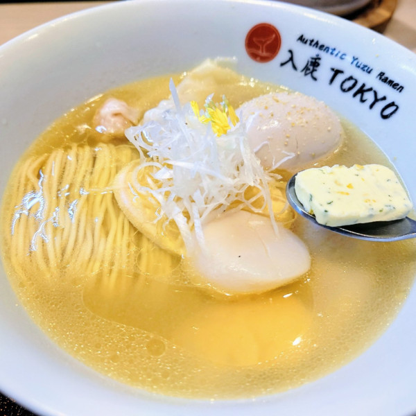 「極KIWAMI帆立柚子塩らぁ麺」@入鹿TOKYOの写真
