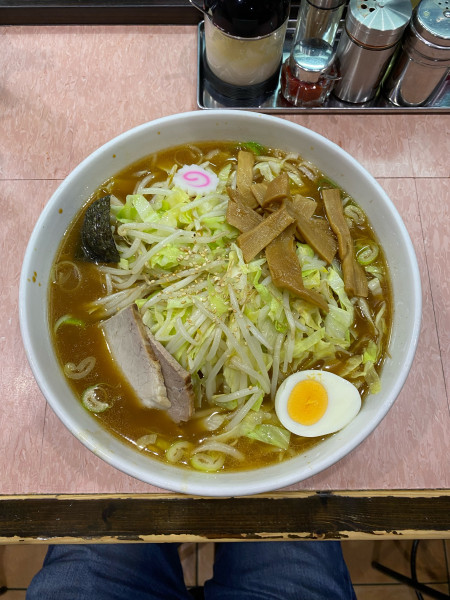 「野菜ラーメン中盛り麺硬め」@所沢大勝軒の写真
