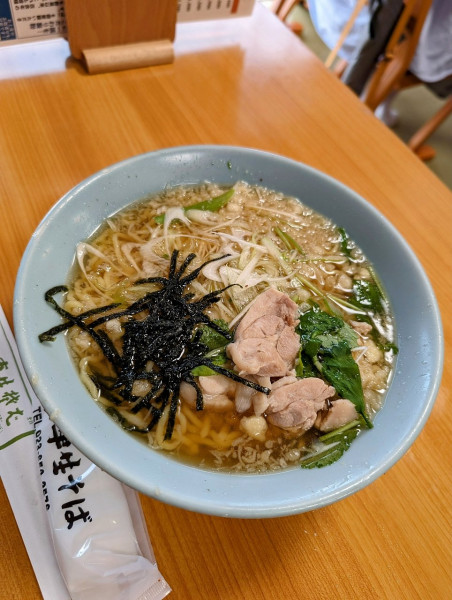 「元祖鳥中華」@手打ち 水車生そばの写真