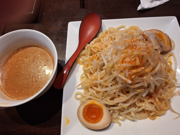 「辛味噌つけ麺」@七八の写真