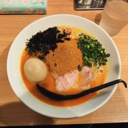 限定 辛辛魚風鶏白湯