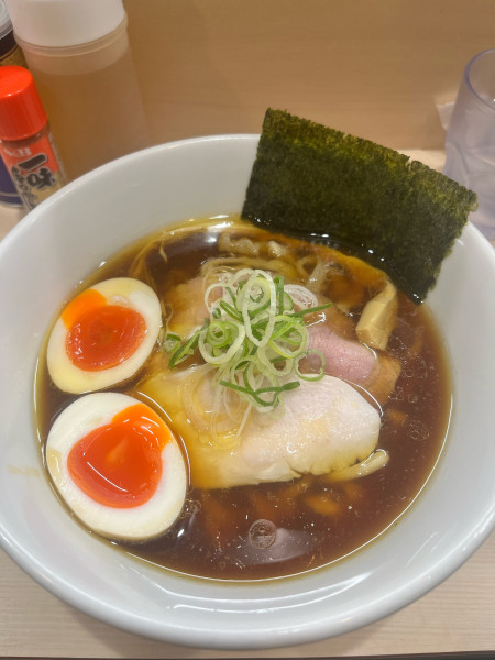 「味玉中華そば」@手揉み中華そば 中村の写真