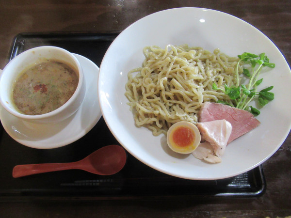 「あんきもつけ麺（1,000円）」@かみあり製麺の写真