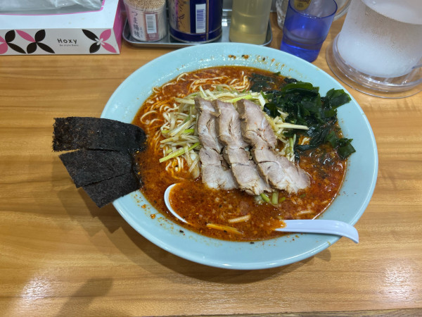 「スーラータンメン中盛トッピングネギ（1200円）」@ラーメン関口の写真