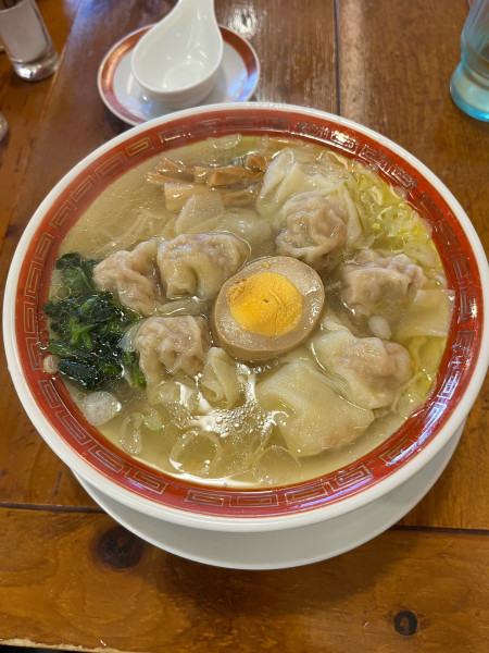 「雲呑麺塩➕高菜飯(ランチ)」@広州市場 中目黒店の写真