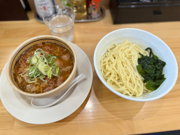 「牛すじつけ麺 1080円」@つけ麺や 辰盛RSの写真
