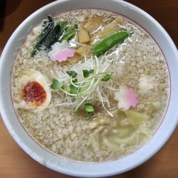 【春季限定】塩らーめん中＋背あぶら　950＋100円