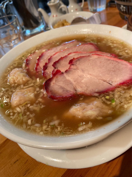 「チャーシューワンタン麺」@ウミガメ食堂の写真