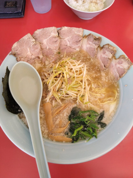 「ネギコテチャーシューメン」@ラーメンショップ椿 酒々井SP前店の写真