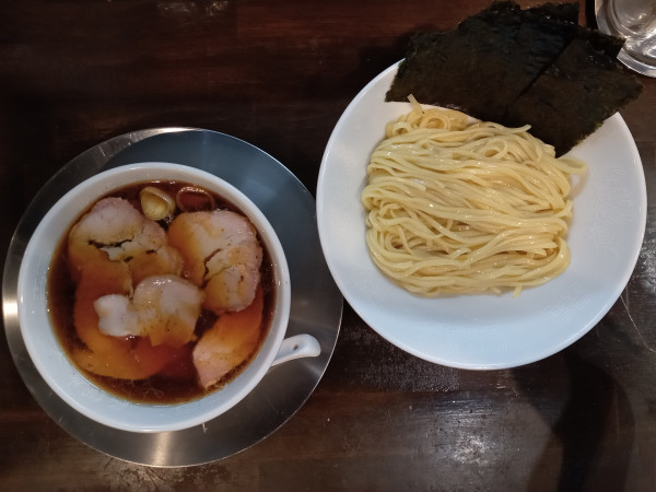 「つけ麺+焼豚増+海苔」@自家製麺 うるちの写真
