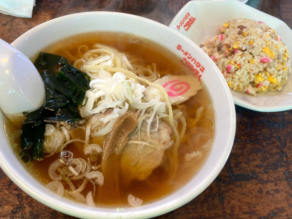「チャーハンセット（ラーメン・チャーハン）700円」@ラーメンハウス 後楽園の写真