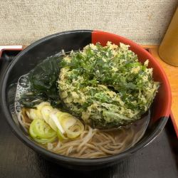 春菊天そば(510円)