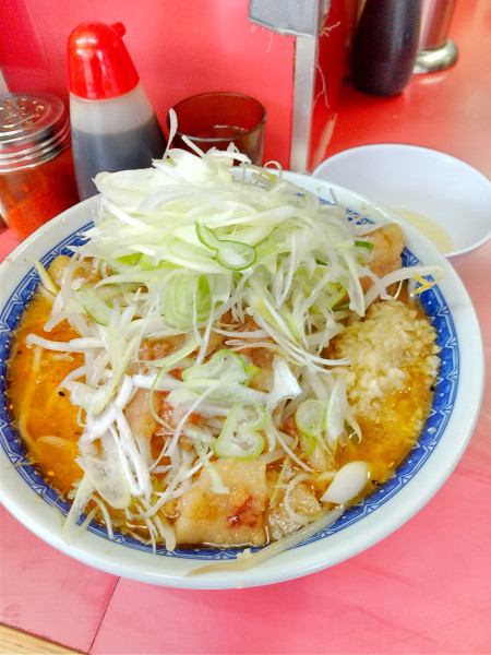 「小ラーメン ネギ つけ味」@ラーメン二郎 桜台駅前店の写真