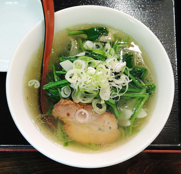 「ほうれん草らーめん」@一圓 三鷹北口店の写真