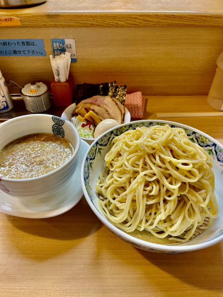「特製A粟國の塩つけ麺【香港シャッフル】大盛」@中華そば 多賀野の写真