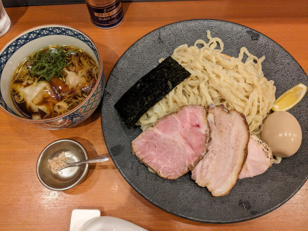 「淡麗特製つけ麺（醤油）」@自家製手もみ麺 鈴ノ木の写真