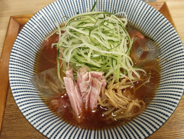 「冷かけトマト麺・並(¥1,200)」@キッチンきらくの写真