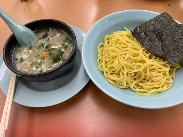 「ホタテ塩つけ麺」@ラーメン山岡家 野田店の写真