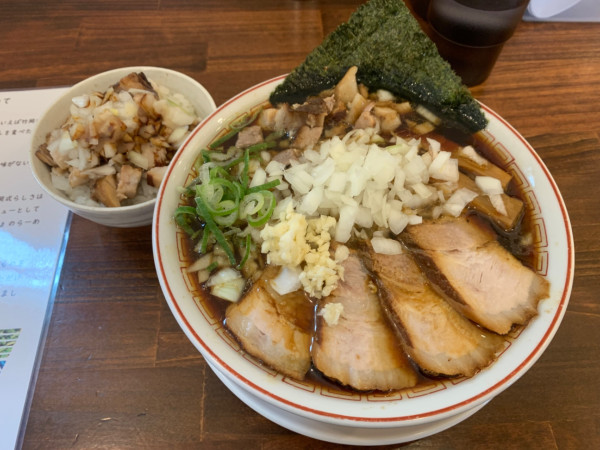 「チャーシューめん」@柏 濃麺や 39名の写真