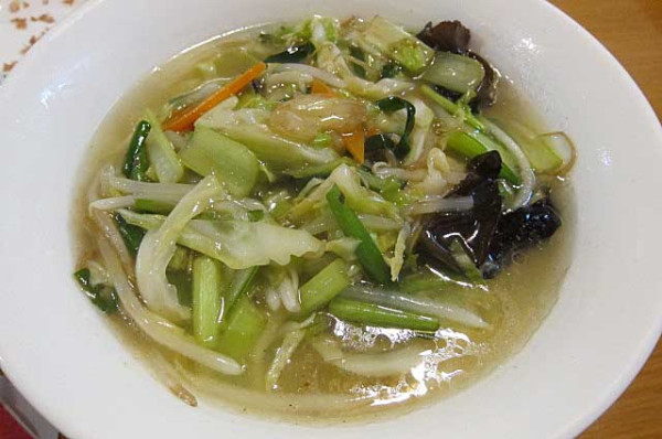 「野菜湯麵　750円」@北京福屋の写真