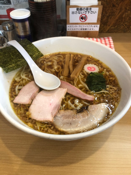 「中華そば　大盛り」@白河手打中華そば 法隆の写真