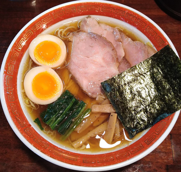 「特しょうゆ（細麺）850円」@麺処 懐やの写真