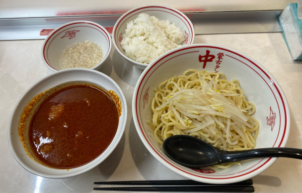 「冷し味噌ラーメン大盛り（2倍）」@蒙古タンメン中本 宇都宮店の写真