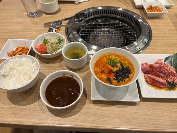 「特製キムチのチゲラーメン」@じゅうじゅうカルビ 東尾久店の写真