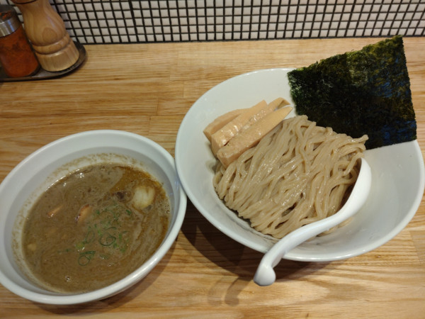 「煮干しつけ麺＋たけのこ（２００円）＝１３００円」@らーめん 改の写真