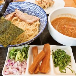 海老つけ麺+餃子3個
