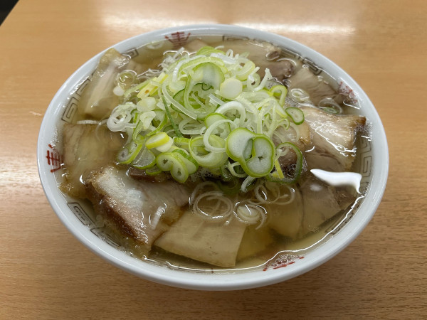 「肉そば(ネギ多め)  1,100円」@坂内食堂 喜多方本店の写真