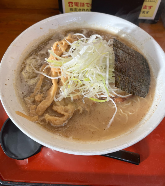 「煮干しだし中華そば極細麺大盛(1140円)」@中華そば くりの木 伊奈店の写真